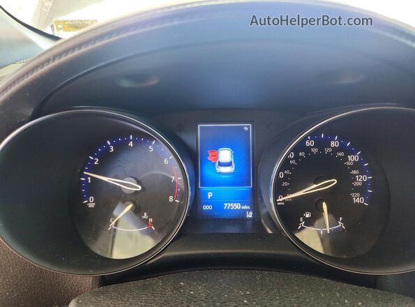 NMTKHMBX7JR006247 2018 TOYOTA C-HR Charcoal ხელსაწყოთა პანელის ხედი