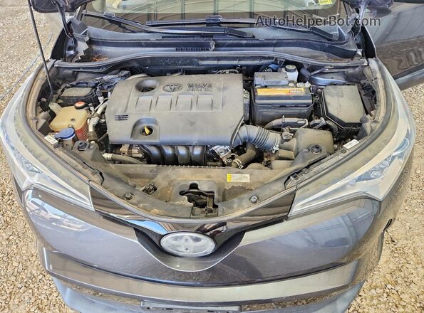 NMTKHMBX7JR006247 2018 TOYOTA C-HR Charcoal ძრავის განყოფილების ხედი