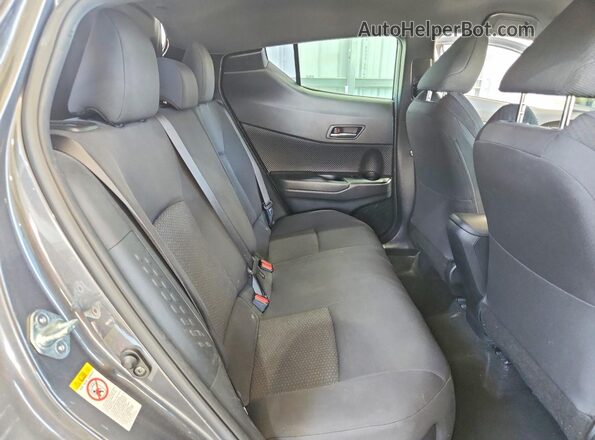NMTKHMBX7JR006247 2018 TOYOTA C-HR Charcoal უკანა სალონის ხედი
