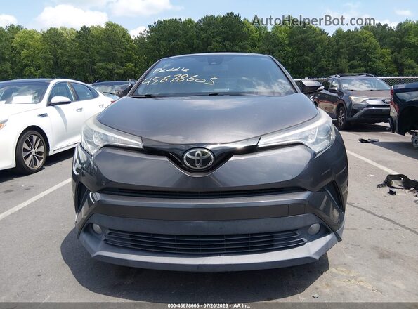 NMTKHMBX7JR019841 2018 TOYOTA C-HR Gray Դիմացի տեսք