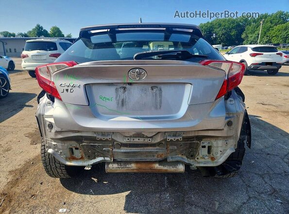 NMTKHMBX7JR023680 2018 TOYOTA C-HR Silver Հետևի տեսք