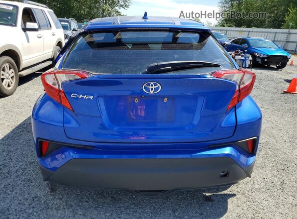NMTKHMBX7JR038700 2018 TOYOTA C-HR Blue უკანა ხედი