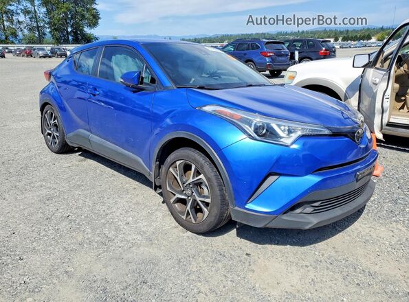 NMTKHMBX7JR038700 2018 TOYOTA C-HR Blue წინა მარჯვენა