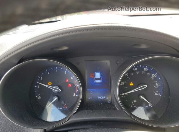 NMTKHMBX7JR038700 2018 TOYOTA C-HR Blue ხელსაწყოთა პანელის ხედი