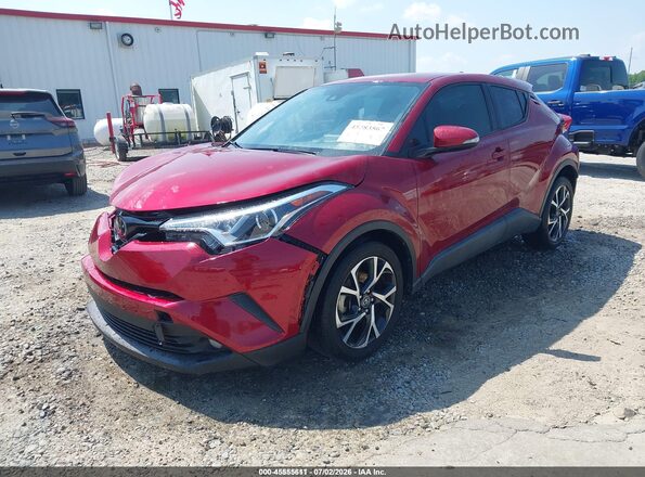 NMTKHMBX7JR041936 2018 TOYOTA C-HR Red Vista tres cuartos delantera izquierda