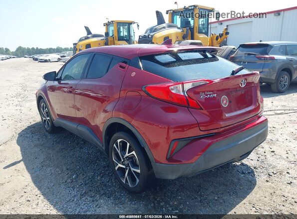 NMTKHMBX7JR041936 2018 TOYOTA C-HR Red Trasero izquierdo