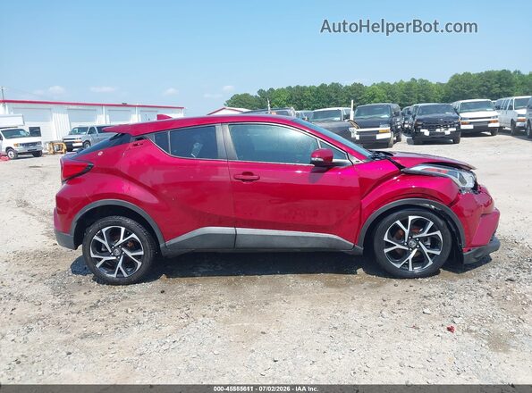 NMTKHMBX7JR041936 2018 TOYOTA C-HR Red Vista interior trasera