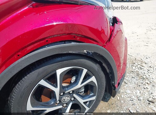 NMTKHMBX7JR041936 2018 TOYOTA C-HR Red 