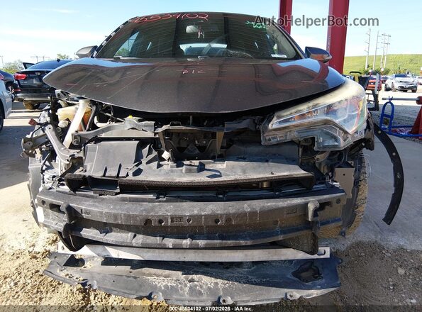 NMTKHMBX7JR063046 2018 TOYOTA C-HR Gray Դիմացի տեսք