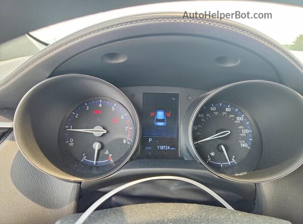 NMTKHMBX7KR092578 2019 TOYOTA C-HR Silver Instrument cluster view