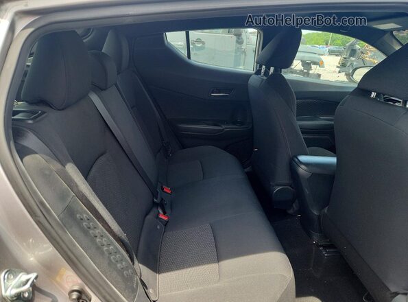 NMTKHMBX7KR092578 2019 TOYOTA C-HR Silver Rear seats view