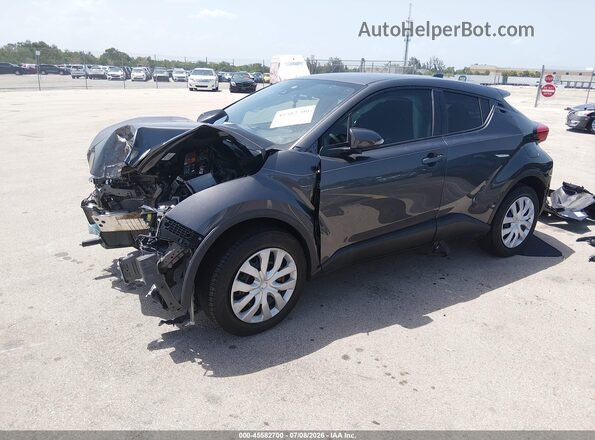 NMTKHMBX7KR094279 2019 TOYOTA C-HR Gray Front left