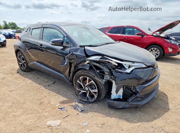 NMTKHMBX8JR008816 2018 TOYOTA C-HR Черный Передняя правая четверть