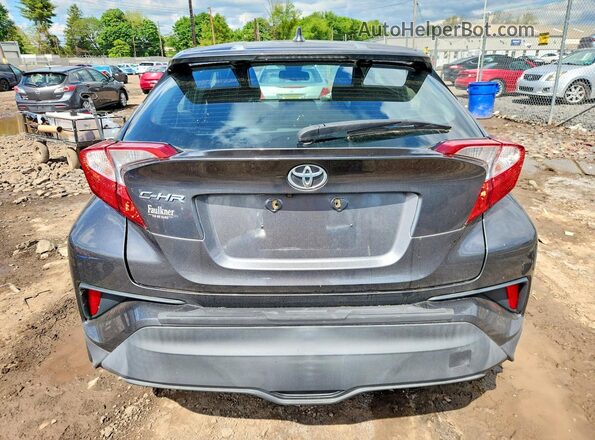 NMTKHMBX8JR038172 2018 TOYOTA C-HR Gray Vista trasera