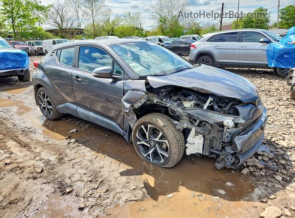 NMTKHMBX8JR038172 2018 TOYOTA C-HR Gray Delantero derecho
