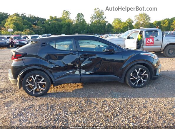 NMTKHMBX8JR047342 2018 TOYOTA C-HR Black უკანა სალონის ხედი