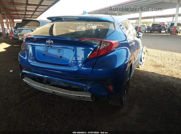 NMTKHMBX8JR049155 2018 TOYOTA C-HR Синий Задняя правая четверть