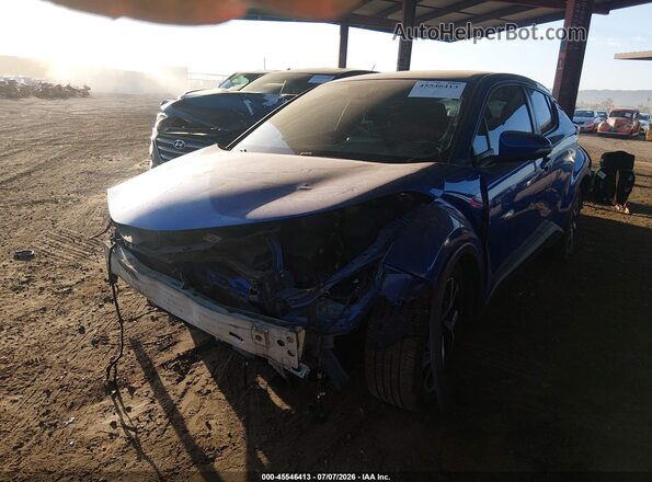 NMTKHMBX8JR049155 2018 TOYOTA C-HR Синий Передняя левая четверть