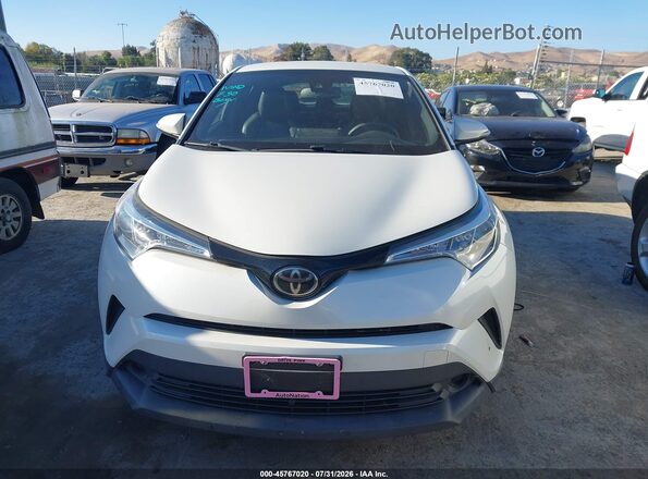 NMTKHMBX8JR053898 2018 TOYOTA C-HR White Widok zestawu wskaźników