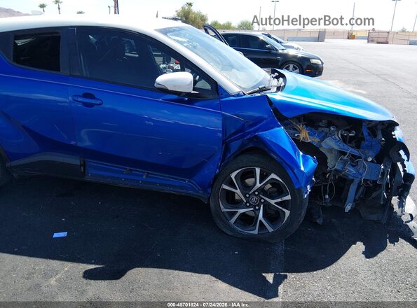 NMTKHMBX8KR094386 2019 TOYOTA C-HR Blue Вид спереду