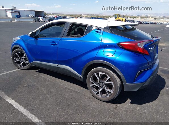 NMTKHMBX8KR094386 2019 TOYOTA C-HR Blue Задня ліва чверть