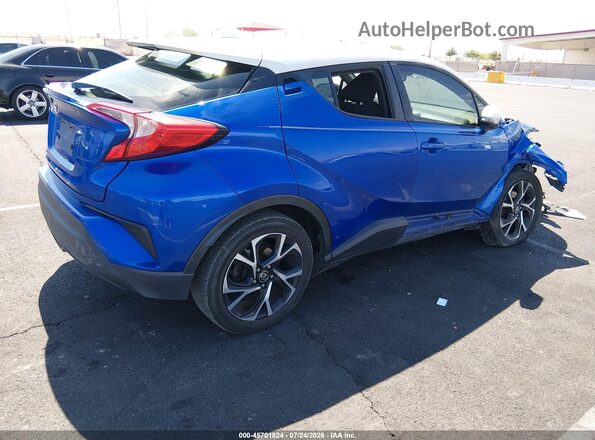 NMTKHMBX8KR094386 2019 TOYOTA C-HR Blue Задня права чверть