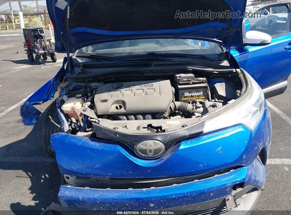 NMTKHMBX8KR094386 2019 TOYOTA C-HR Blue Вид ззаду