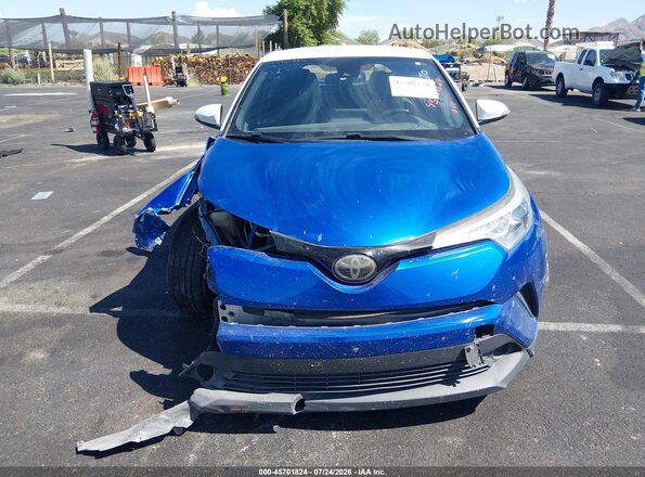 NMTKHMBX8KR094386 2019 TOYOTA C-HR Blue Вид щитка приладів