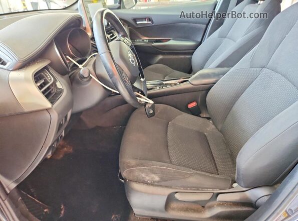 NMTKHMBX8KR099345 2019 TOYOTA C-HR Серый Вид салона спереди