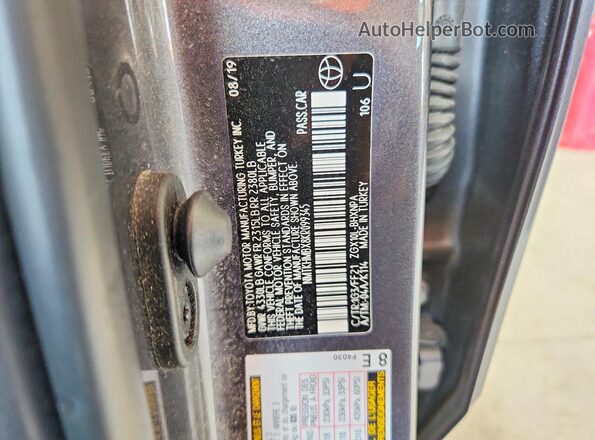 NMTKHMBX8KR099345 2019 TOYOTA C-HR Серый Вид подкапотного пространства