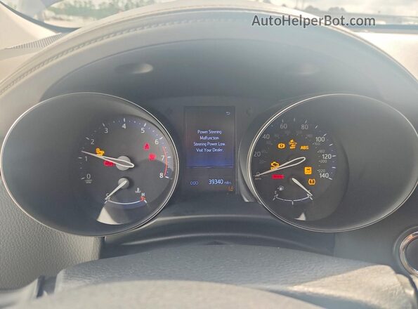 NMTKHMBX8LR114461 2020 TOYOTA C-HR Black ხელსაწყოთა პანელის ხედი