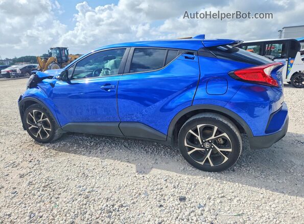 NMTKHMBX8MR123887 2021 TOYOTA C-HR Синий Задняя левая четверть