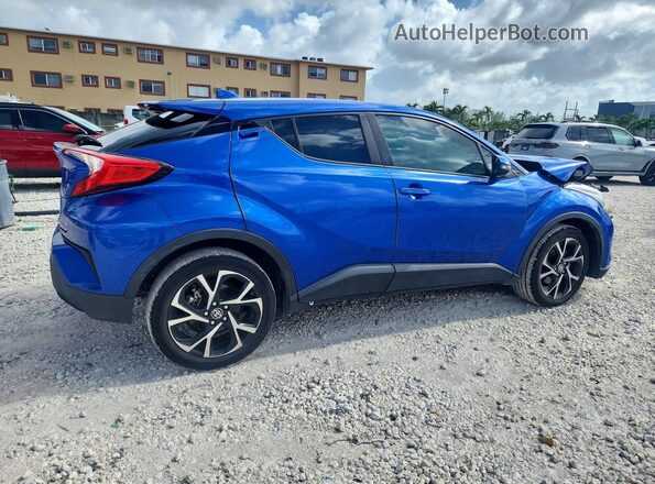 NMTKHMBX8MR123887 2021 TOYOTA C-HR Синий Задняя правая четверть