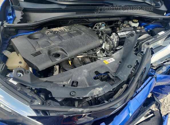 NMTKHMBX8MR123887 2021 TOYOTA C-HR Синий Вид задней части салона