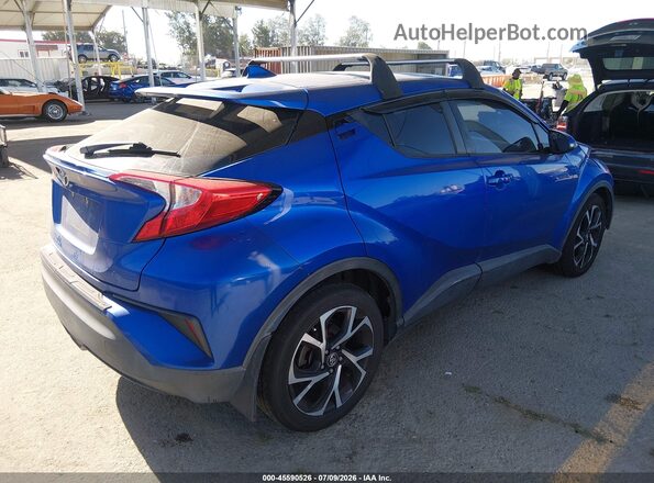 NMTKHMBX9JR021297 2018 TOYOTA C-HR Blue Tył prawy