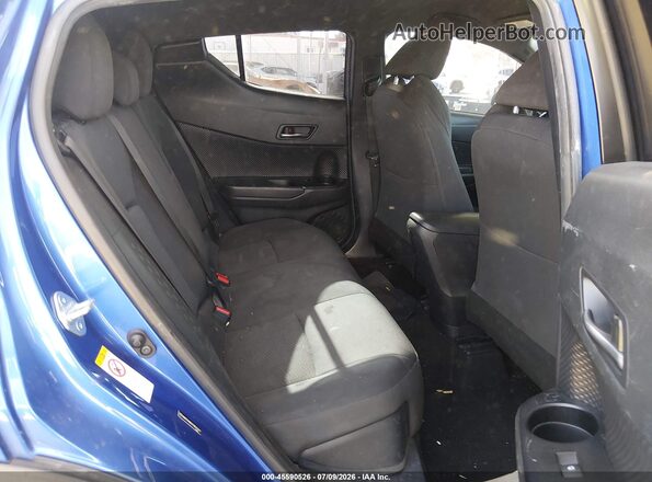 NMTKHMBX9JR021297 2018 TOYOTA C-HR Blue Widok naklejki z numerem VIN