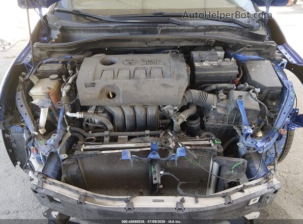 NMTKHMBX9JR021297 2018 TOYOTA C-HR Blue Widok z tyłu