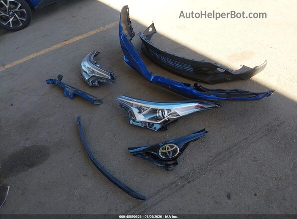 NMTKHMBX9JR021297 2018 TOYOTA C-HR Blue Widok zestawu wskaźników