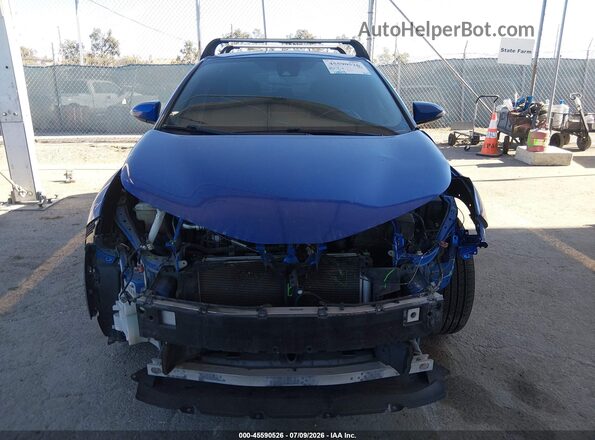 NMTKHMBX9JR021297 2018 TOYOTA C-HR Blue Widok wnętrza z tyłu