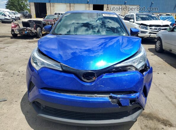 NMTKHMBX9JR048015 2018 TOYOTA C-HR Blue წინა ხედი