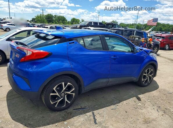 NMTKHMBX9JR048015 2018 TOYOTA C-HR Blue უკანა მარჯვენა