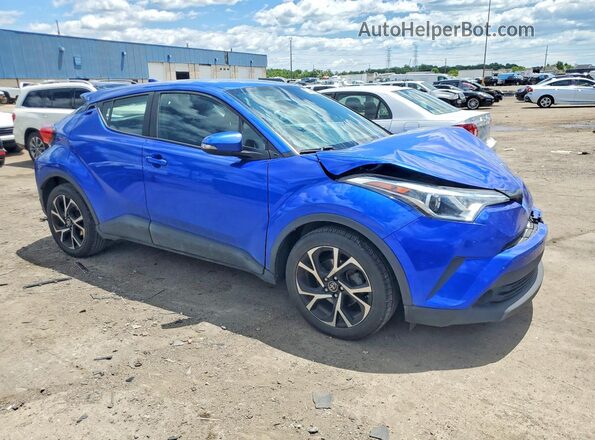 NMTKHMBX9JR048015 2018 TOYOTA C-HR Blue წინა მარჯვენა