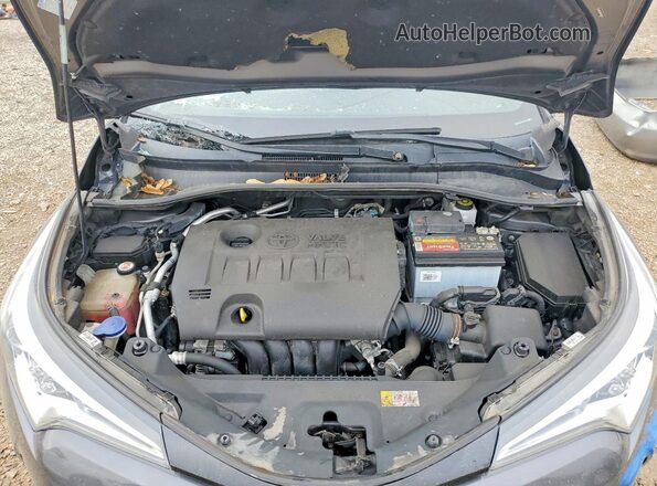 NMTKHMBX9JR051237 2018 TOYOTA C-HR Gray ძრავის განყოფილების ხედი