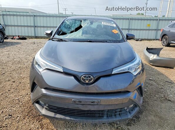NMTKHMBX9JR051237 2018 TOYOTA C-HR Gray წინა ხედი