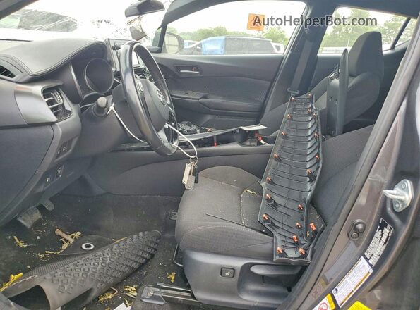 NMTKHMBX9JR051237 2018 TOYOTA C-HR Gray წინა სალონის ხედი