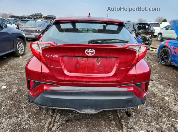NMTKHMBX9JR060486 2018 TOYOTA C-HR Красный Вид сзади