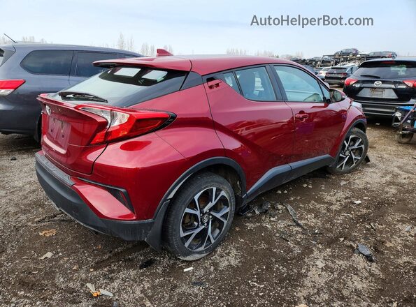 NMTKHMBX9JR060486 2018 TOYOTA C-HR Красный Задняя правая четверть