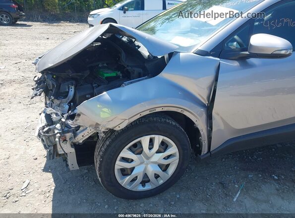 NMTKHMBX9KR092694 2019 TOYOTA C-HR Silver Widok z przodu