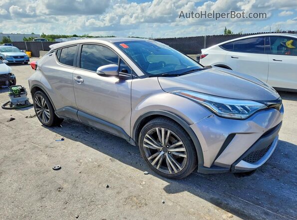 NMTKHMBX9LR106823 2020 TOYOTA C-HR Silver Front right
