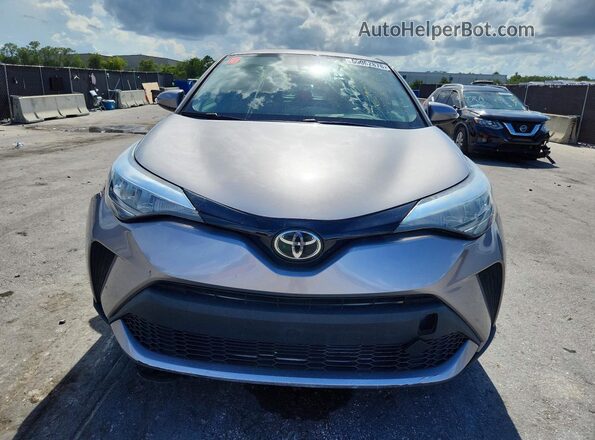 NMTKHMBX9LR106823 2020 TOYOTA C-HR Silver Front view
